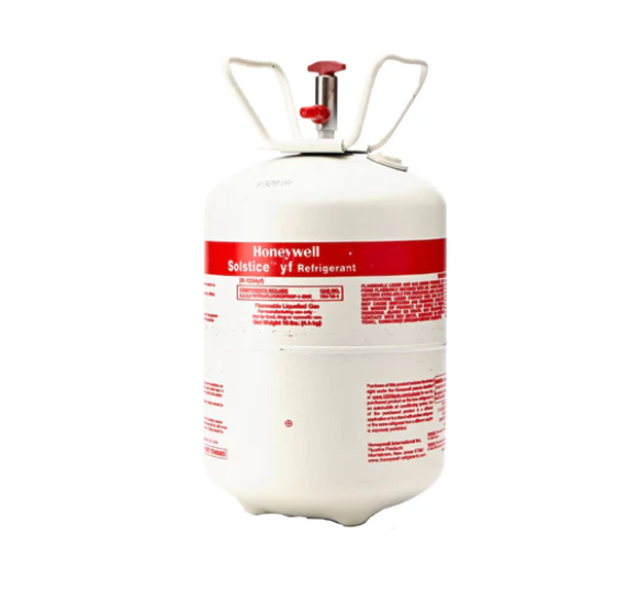 R-1234yf HFO Refrigerant (10 lb Cylinder) - 100% Virgin Gas