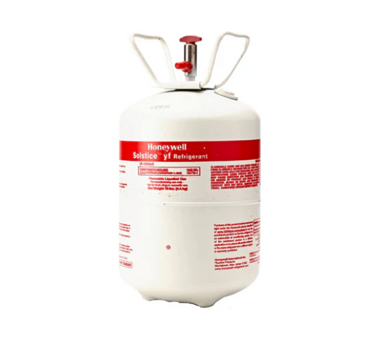 R-1234yf HFO Refrigerant (10 lb Cylinder) - 100% Virgin Gas