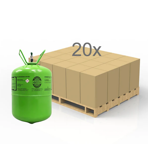 R-407A Refrigerant (25 lb Cylinder) - 100% Virgin Gas