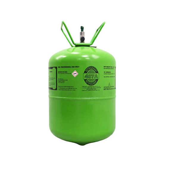 R-407A Refrigerant (25 lb Cylinder) - 100% Virgin Gas