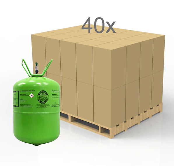 R-407A Refrigerant (25 lb Cylinder) - 100% Virgin Gas