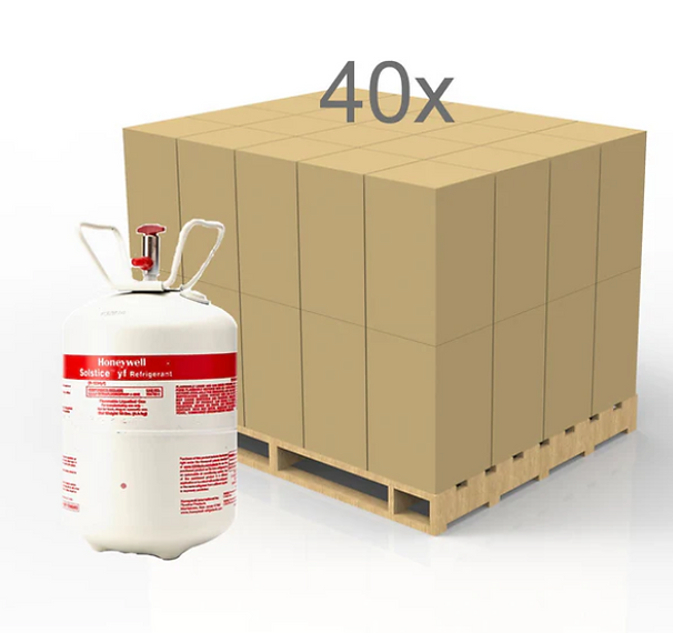 R-1234yf HFO Refrigerant (10 lb Cylinder) - 100% Virgin Gas